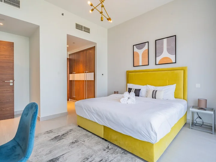 Дубай: Apartments Modern 1BR with Balcony | Dubai Frame View