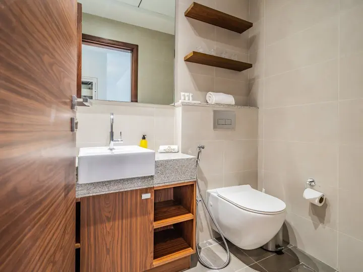Дубай: Apartments Modern 1BR with Balcony | Dubai Frame View