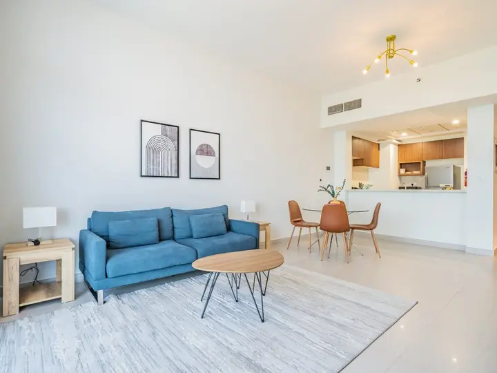 Дубай: Apartments Modern 1BR with Balcony | Dubai Frame View