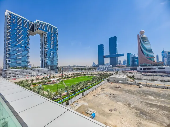 Дубай: Apartments Modern 1BR with Balcony | Dubai Frame View