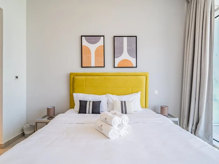 Дубай: Apartments Modern 1BR with Balcony | Dubai Frame View