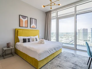 Дубай: Apartments Modern 1BR with Balcony | Dubai Frame View