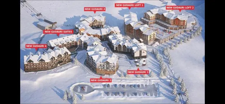 Гудаури: New Gudauri Block 4 - Ski4Life