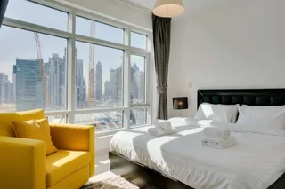 Дубай: Modern Apartment Great View of Burj Khalifa!