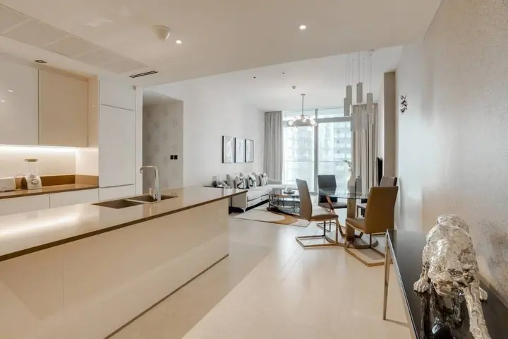 Дубай: Contemporary Apt in Marina Gate Infinity Pool!
