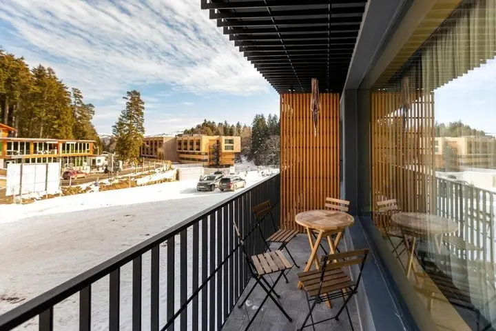 Бакуриани: Stylish Hotel Apartment Near Rooms Hotel For 4 Persons In Bakuriani