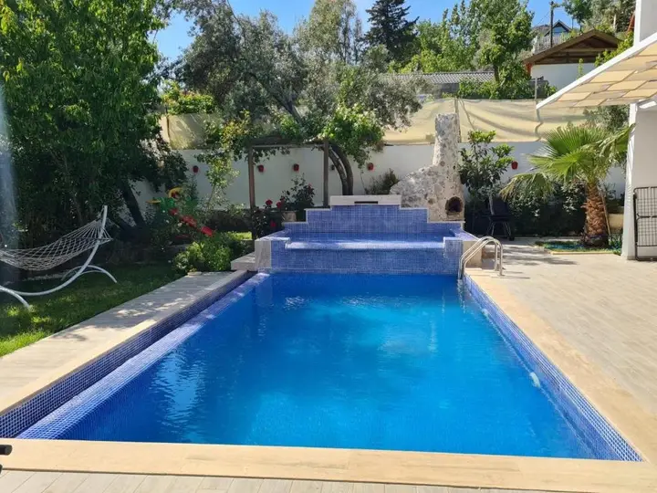 Villa with Jacuzzi and Backyard in Kalkan — фото 3