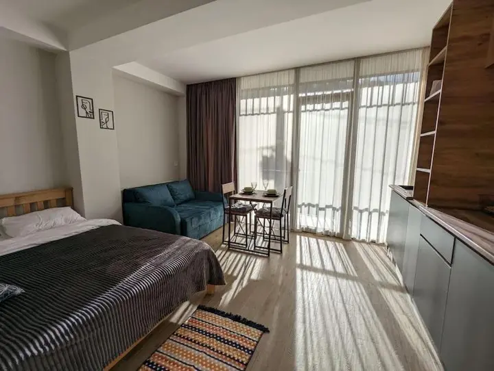 Бакуриани: Modern 1BR Condo Near Didveli - 7 Min Walk