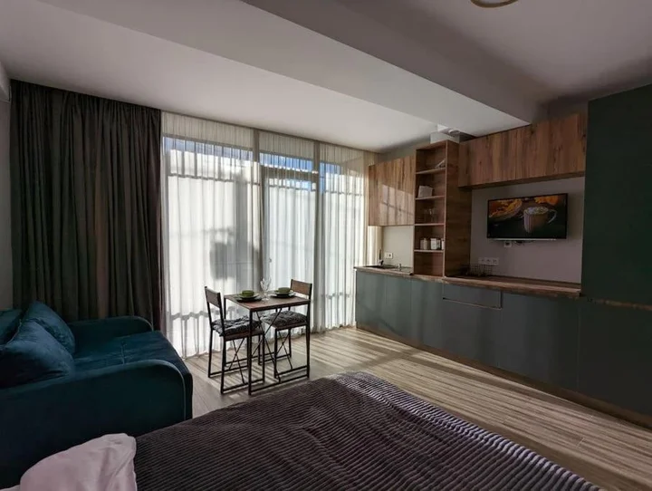Бакуриани: Modern 1BR Condo Near Didveli - 7 Min Walk