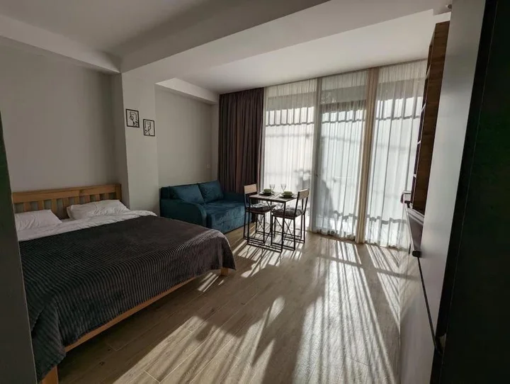 Бакуриани: Modern 1BR Condo Near Didveli - 7 Min Walk