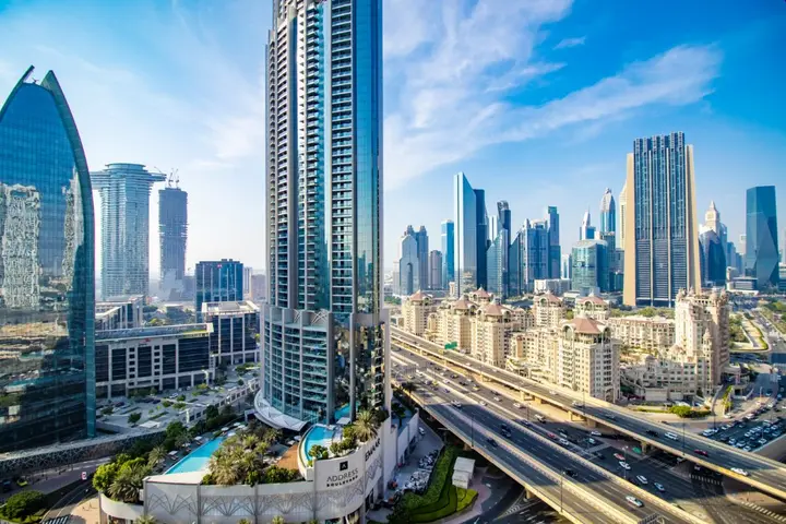 Дубай: Апартаменты Address Dubai Mall Studio Full Burj Khalifa View