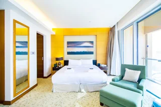 Дубай: Апартаменты Address Dubai Mall Studio Full Burj Khalifa View