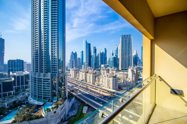 Дубай: Апартаменты Address Dubai Mall Studio Full Burj Khalifa View