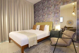 Дубай: Signature Holiday Homes - Elegant Studio Apartment in Arena Apartments