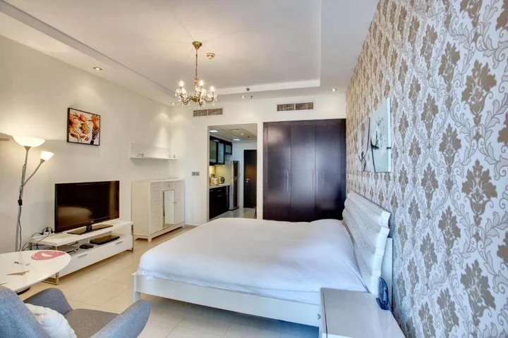 Дубай: Comfy Skyview Studio in Dubai Marina