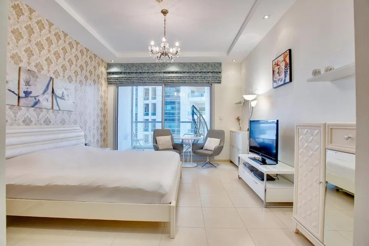 Дубай: Comfy Skyview Studio in Dubai Marina