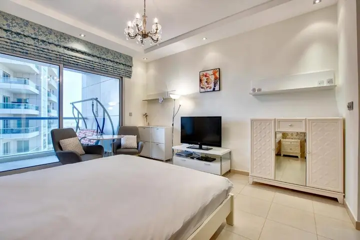 Дубай: Comfy Skyview Studio in Dubai Marina