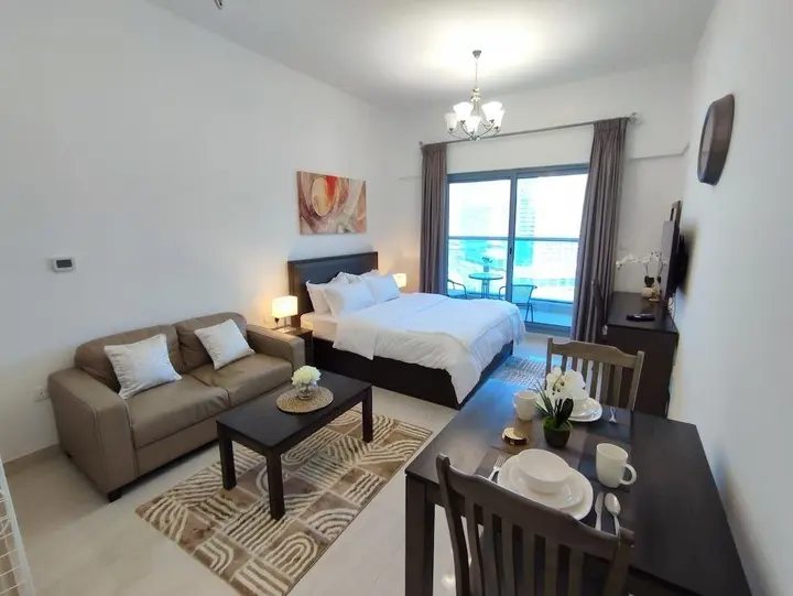 Дубай: Апартаменты SuperHost - Elite Studio With Balcony Overlooking the Canal
