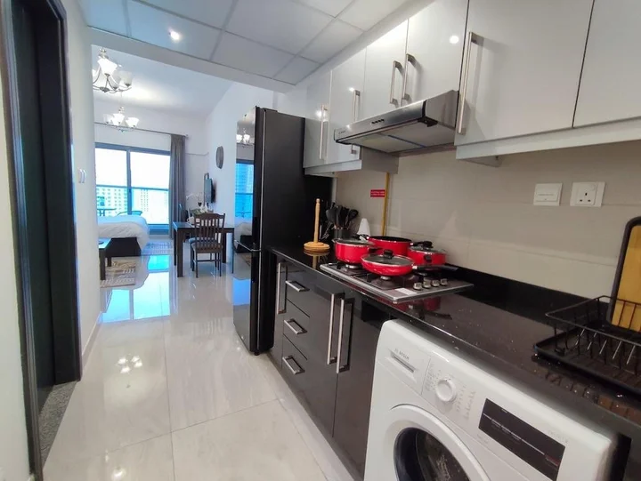 Дубай: Апартаменты SuperHost - Elite Studio With Balcony Overlooking the Canal
