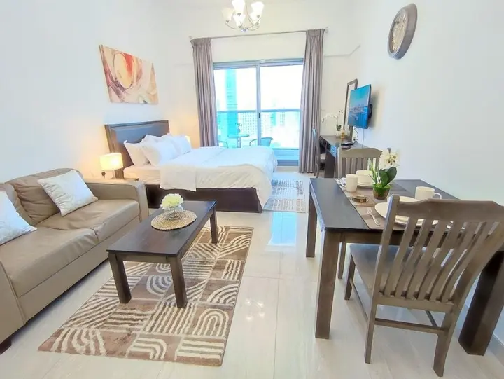 Дубай: Апартаменты SuperHost - Elite Studio With Balcony Overlooking the Canal