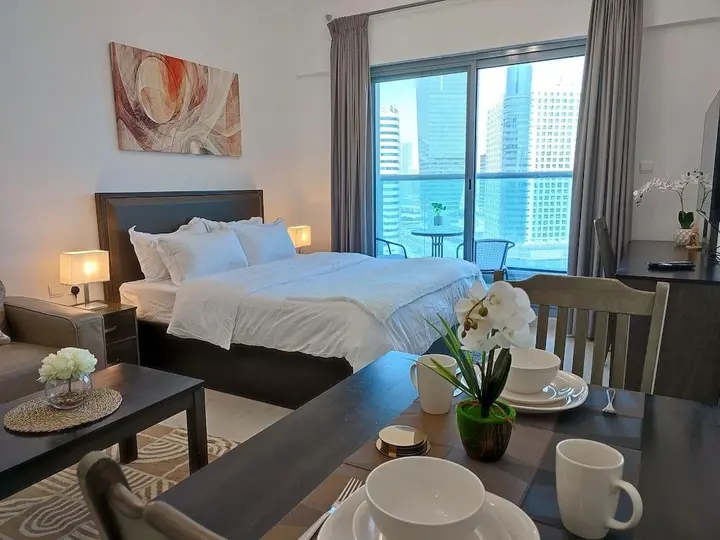 Дубай: Апартаменты SuperHost - Elite Studio With Balcony Overlooking the Canal