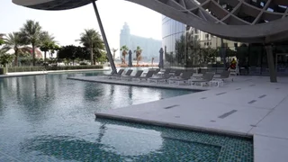 Дубай: Signature Holiday Homes - Luxury 1 Bedroom Apartment D1 Tower Waterfront View