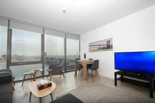 Дубай: Signature Holiday Homes - Luxury 1 Bedroom Apartment D1 Tower Waterfront View