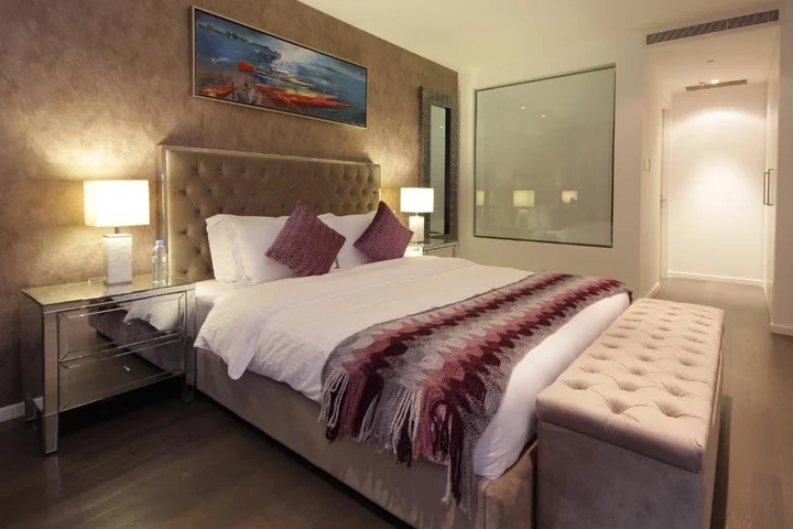Дубай: Signature Holiday Homes - Luxury 1 Bedroom Apartment D1 Tower Waterfront View