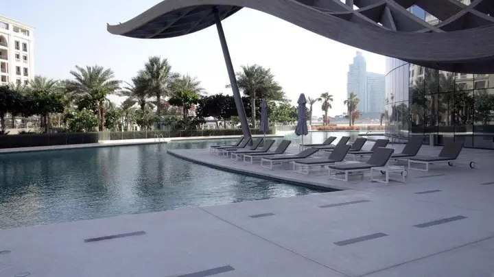 Дубай: Апартаменты Signature Holiday Homes - Luxury 3 Bedroom Apartment D1 Tower Waterfront View