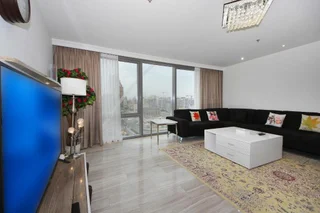 Дубай: Апартаменты Signature Holiday Homes - Luxury 3 Bedroom Apartment D1 Tower Waterfront View