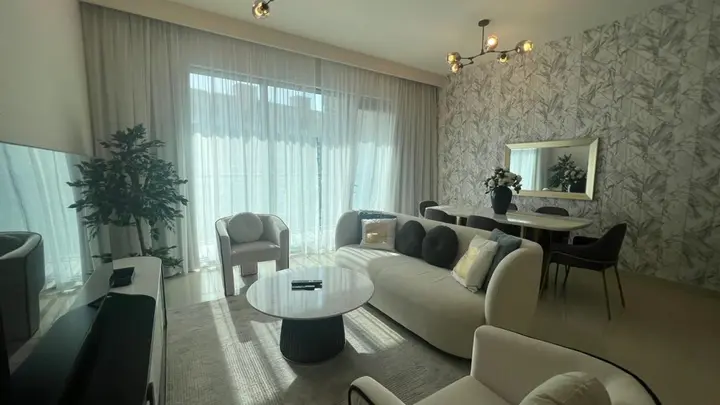 Дубай: Apartments Wonderful 2BR With Balcony Dubai creek Harbour