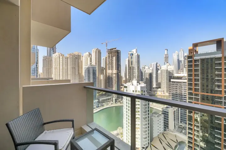 Дубай: Апартаменты Spectacular Marina View Studio-Address Marina Mall