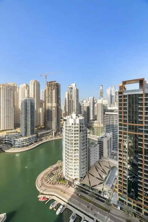 Дубай: Апартаменты Spectacular Marina View Studio-Address Marina Mall