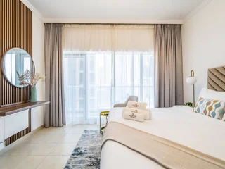 Дубай: Apartments Delightful Studio with Balcony Burj Al Nujoom