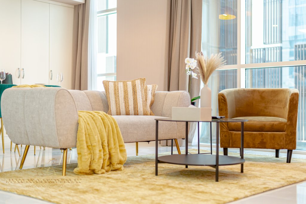 Дубай: Апартаменты Marco Polo - Colorful Charm with Captivating City Views
