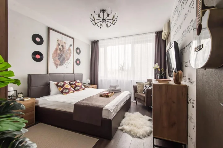 Москва: Квартира GM Apartments в стиле Рок-н-ролл с видом на Кремль