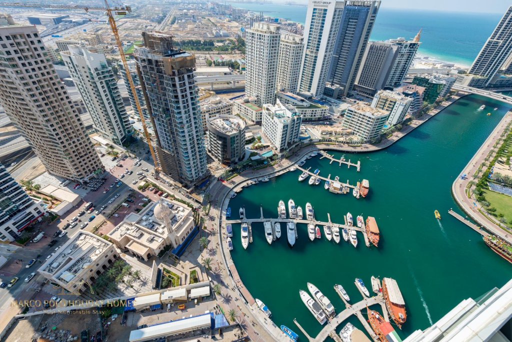 Дубай: Апартаменты Marco Polo Fancy Marina Getaway With Mesmerizing Views