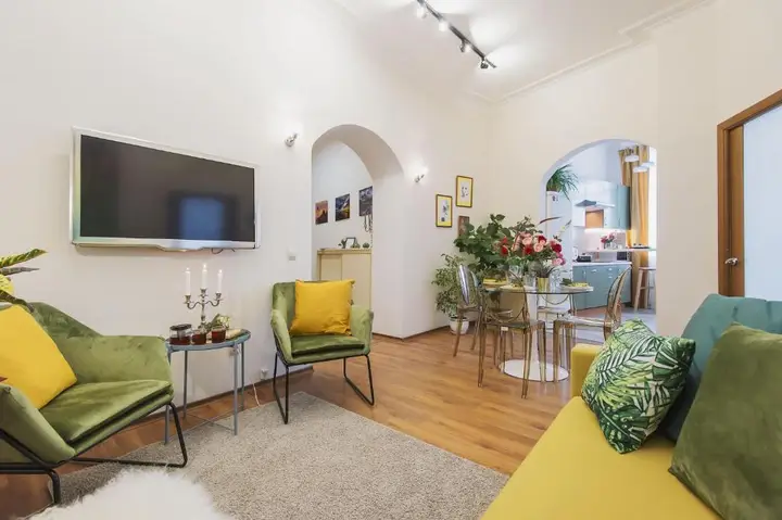 Квартира GM Apartments Стильная Трехкомнатная на Бульварном кольце — фото 2