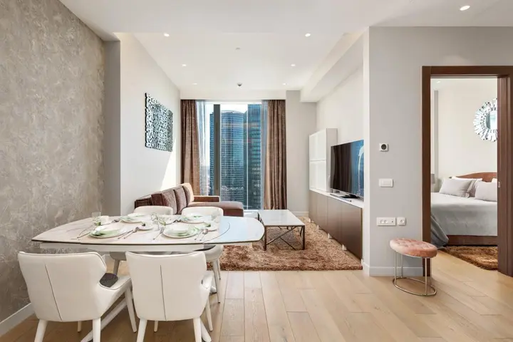 Москва: SkyRent24 Moscow City Golden apartment 3х комнатные Апартаменты Москва Сити