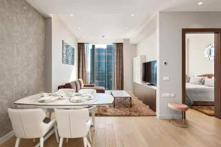 Москва: SkyRent24 Moscow City Golden apartment 3х комнатные Апартаменты Москва Сити