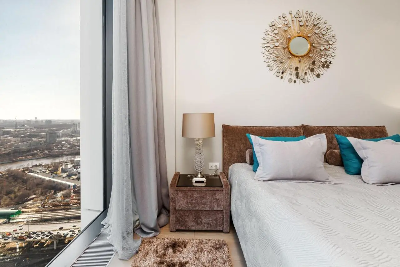 Москва: SkyRent24 Moscow City Golden apartment 3х комнатные Апартаменты Москва Сити