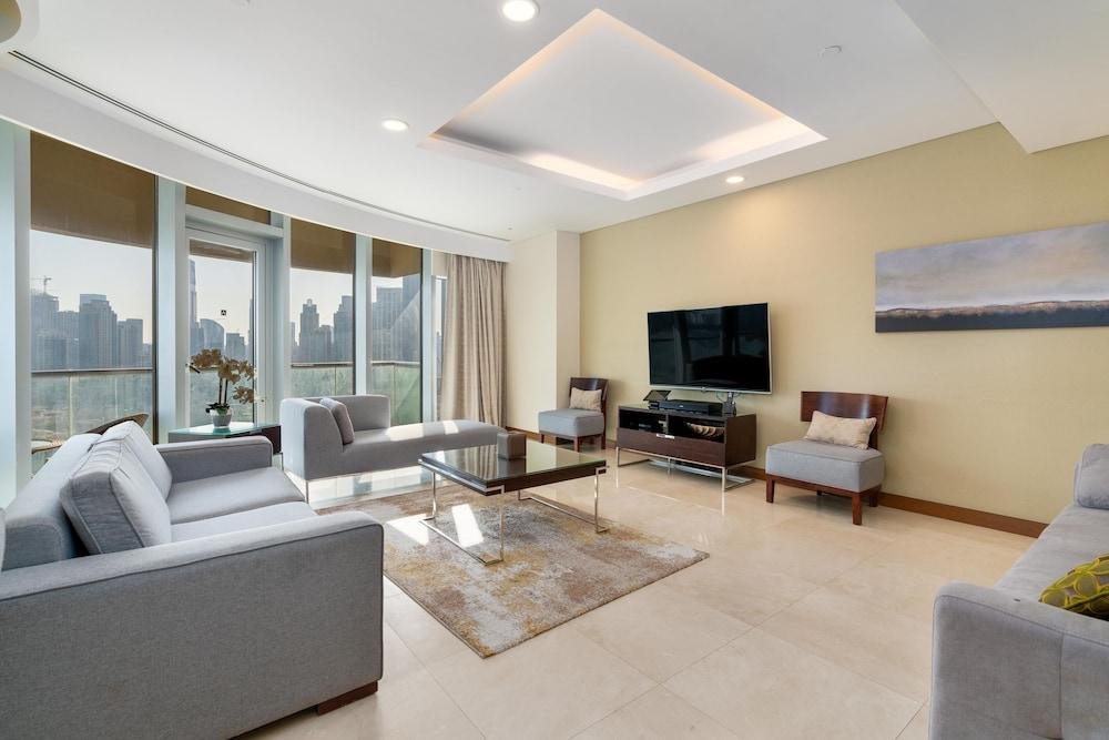 Дубай: АпартаментыSuperHost - Breathtaking Panoramic Burj View From This Condo | Address Dubai Mall