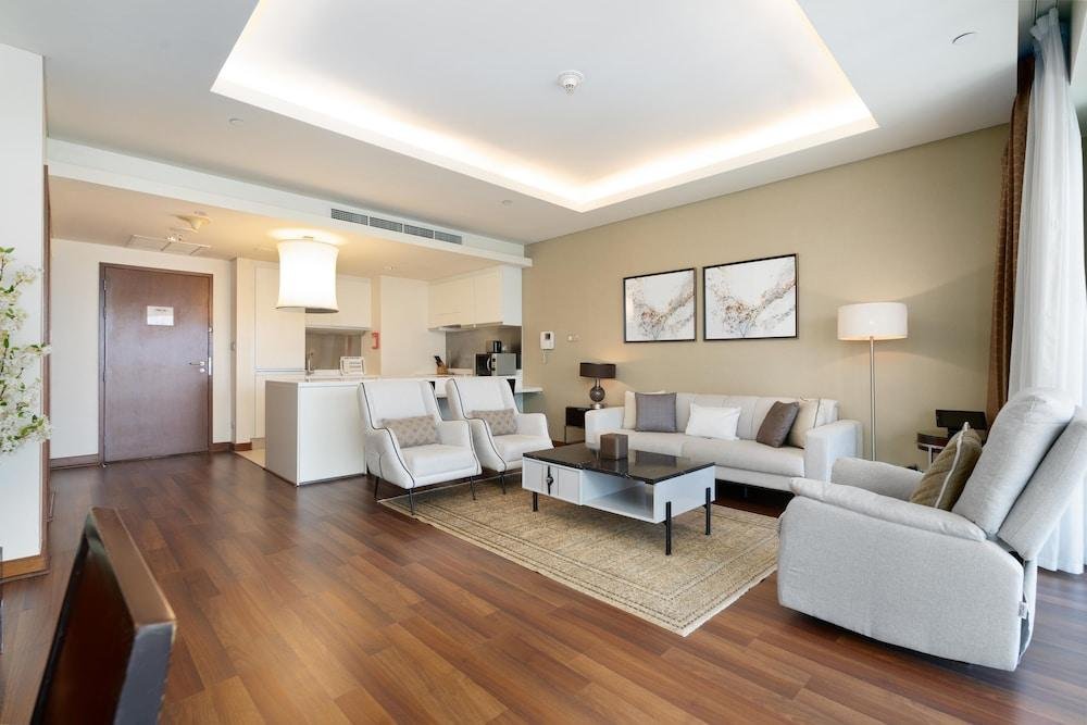 Дубай: Апартаменты SuperHost Glamorous Apt with Terrace Overlooking Skyline I Address Dubai Mall