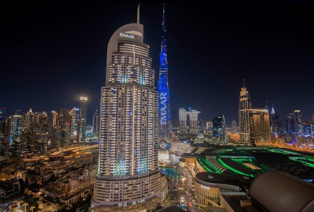 Дубай: Апартаменты SuperHost Glamorous Apt with Terrace Overlooking Skyline I Address Dubai Mall