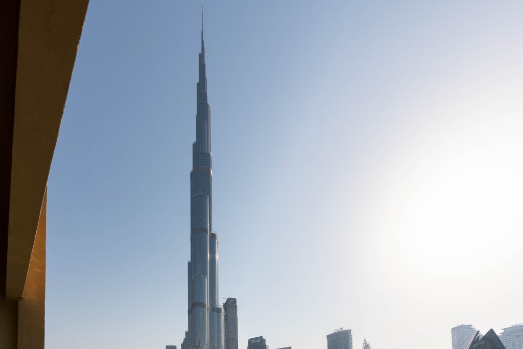 Дубай: Апартаменты SuperHost - Amazing Burj Khalifa View From This Sleek Studio | Address Dubai Mall