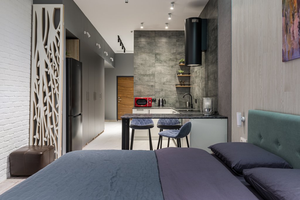 Karaul'noye: Апартаменты Flat Inn рядом с метро Маяковская на 2-ой Брестской улице