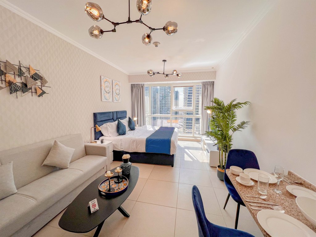 Дубай: Апартаменты Cosmos Living Elegant Studio Near Dubai Marina