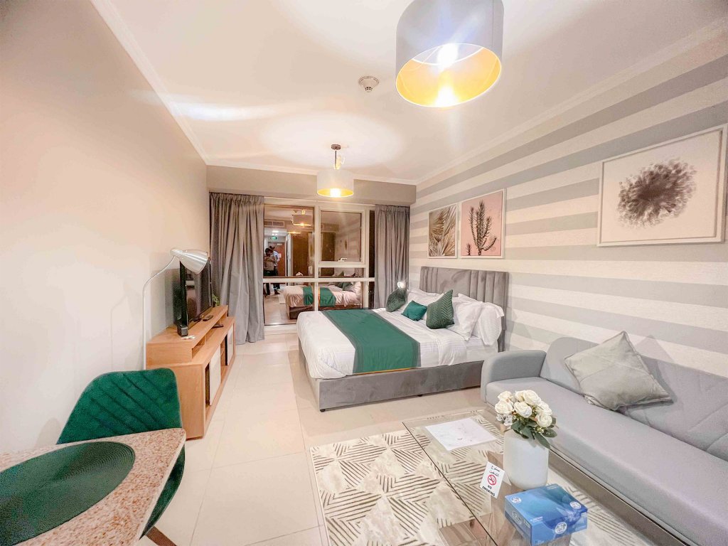 Дубай: Апартаменты Cosmos Living Stylish Studio Near Dubai Marina