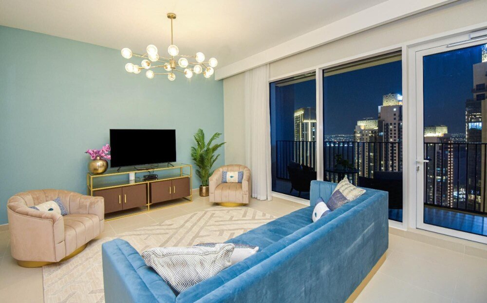 Дубай: Executive 3BR Apt Creek Harbour