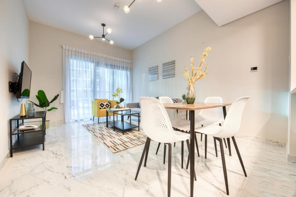 Дубай: Апартаменты Elite LUX Holiday Homes - Stylish 1 BR + Pool & World Class Gym in Dubai South